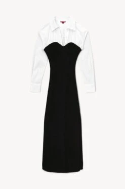 HAZEL DRESS | BLACK WHITE 14 HAZEL DRESS | BLACK WHITE -Staud STAUD HAZEL DRESS BLACKWHITE FALL 22 ECOM 1