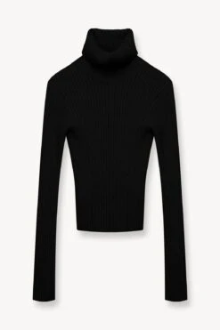 JACE TOP | BLACK -Staud STAUD JACE SWEATER BLACK FALL 23 ECOM 1 1