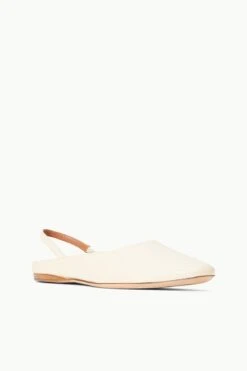JANINE MULE | CREAM -Staud STAUD JANINE MULE CREAMNAPPA SPRING 23 ECOM 2