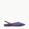 JANINE MULE | NAVY SATIN 1 JANINE MULE | NAVY SATIN -Staud STAUD JANINE MULE NAVYSATIN SPRING 23 ECOM 1