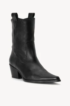 JUNE BOOT | BLACK -Staud STAUD JUNE BOOT BLKLEATHER SEASON 22 ECOM 2