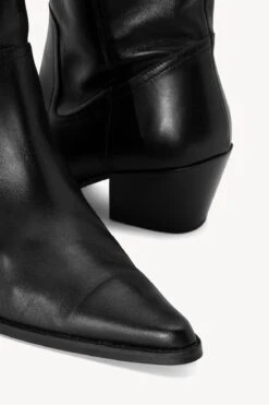 JUNE BOOT | BLACK -Staud STAUD JUNE BOOT BLKLEATHER SEASON 22 ECOM 5