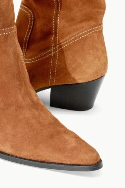 JUNE BOOT | TAN SUEDE -Staud STAUD JUNE BOOT TANSUEDE SEASON 22 ECOM 5