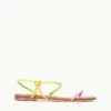LAUREL SANDAL | CITRON MULTI -Staud STAUD LAUREL SANDAL CITRONMULTI SPRING 23 ECOM 1