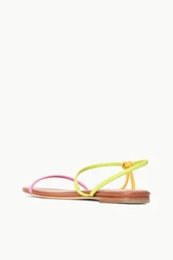 LAUREL SANDAL | CITRON MULTI 16 LAUREL SANDAL | CITRON MULTI -Staud STAUD LAUREL SANDAL CITRONMULTI SPRING 23 ECOM 3