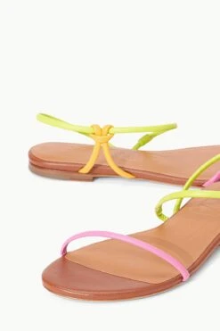 LAUREL SANDAL | CITRON MULTI 18 LAUREL SANDAL | CITRON MULTI -Staud STAUD LAUREL SANDAL CITRONMULTI SPRING 23 ECOM 4