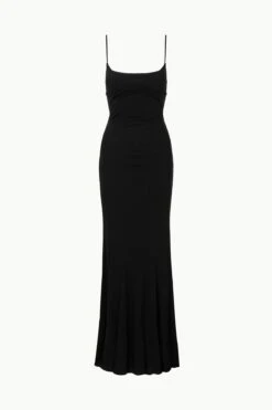 LAUREN DRESS | BLACK -Staud STAUD LAURENDRESS BLACK ECOM 1