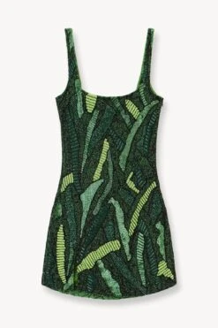 LE SABLE DRESS | GREEN PALM 14 LE SABLE DRESS | GREEN PALM -Staud STAUD LE SABLE DRESS GREEN PALM SUPF 23 ECOM 1 1