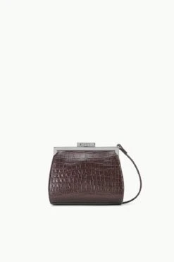 LENNON CONVERTIBLE BAG | ESPRESSO CROC EMBOSSED -Staud STAUD LENNON CONVERTIBLEBAG ESPRESSO FALL 23 ECOM 2