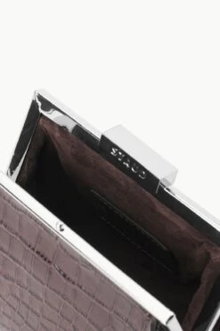 LENNON CONVERTIBLE BAG | ESPRESSO CROC EMBOSSED -Staud STAUD LENNON CONVERTIBLEBAG ESPRESSO FALL 23 ECOM 4