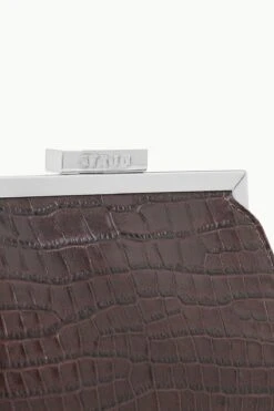 LENNON CONVERTIBLE BAG | ESPRESSO CROC EMBOSSED -Staud STAUD LENNON CONVERTIBLEBAG ESPRESSO FALL 23 ECOM 5