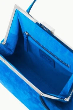 LENNON SHOULDER BAG | DIRECTOR BLUE SUEDE -Staud STAUD LENNON SHOULDERBAG DIRECTORBLUE FALL 23 ECOM 5 6995870d e967 4f9e a5c0 476e5ff9494f