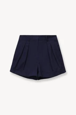 LUISA SHORT | NAVY -Staud STAUD LUISA SHORT NAVY SUPF 23 ECOM 1 4