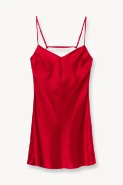 LYDIA DRESS | RUBY 14 LYDIA DRESS | RUBY -Staud STAUD LYDIA DRESS RUBY SUPF 23 ECOM 1