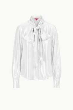 MARYN TOP | SILVER -Staud STAUD MARYNTOP SILVER ECOM 1