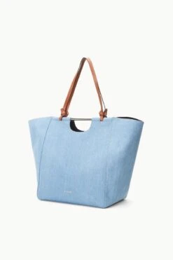 MAR TOTE | DENIM BLUE -Staud STAUD MAR TOTE DENIMBLUE FALL 23 ECOM 2