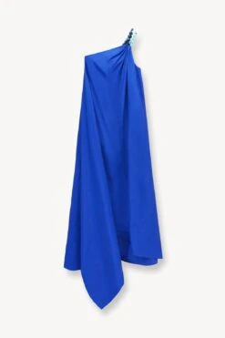 MASON DRESS | LAPIS -Staud STAUD MASON DRESS LAPIS SUPF 23 ECOM 1