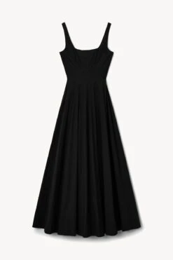 WELLS MAXI DRESS | BLACK -Staud STAUD MAXI WELLS DRESS BLACK HOLIDAY 22 ECOM 1