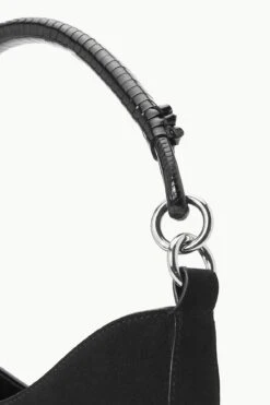 MEL BAG | BLACK SUEDE -Staud STAUD MEL BAG BLACK FALL 23 ECOM 4