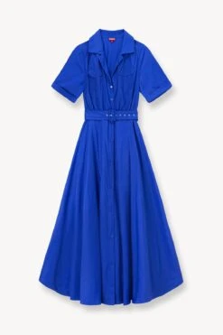 MILLIE DRESS | LAPIS -Staud STAUD MILLIE DRESS LAPIS SUPF 23 ECOM 1