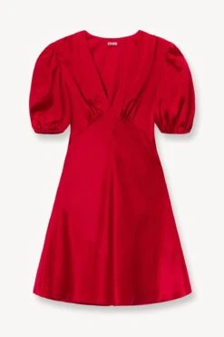 MINI MILLA DRESS | RUBY -Staud STAUD MINI MILLA DRESS RUBY SUPF 23 ECOM 1