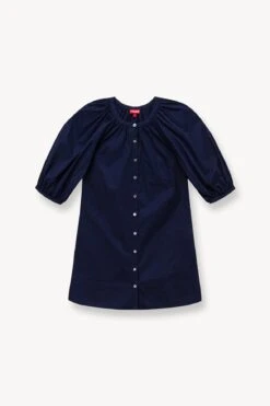 MINI VINCENT DRESS | NAVY -Staud STAUD MINI VINCENT DRESS NAVY SPRING 23 ECOM 1
