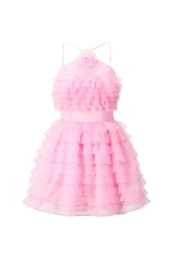 MINI FLORIAN DRESS | TULIP -Staud STAUD MINIFLORIANDRESS TULIP ECOM 1