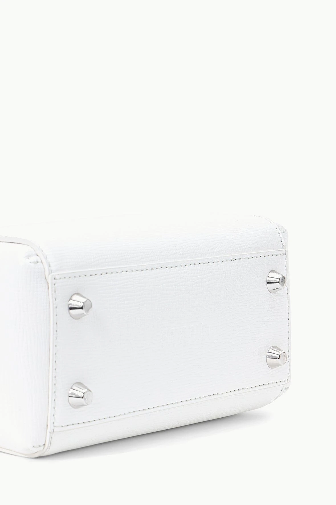 MINI SHIRLEY LEATHER BAG | WHITE BLACK 8 MINI SHIRLEY LEATHER BAG | WHITE BLACK - Image 6