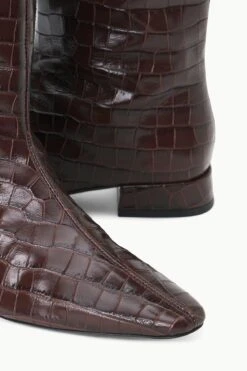 OLGA BOOT | ESPRESSO CROC EMBOSSED 12 OLGA BOOT | ESPRESSO CROC EMBOSSED -Staud STAUD OLGA BOOT ESPRESSO FALL 23 ECOM 5