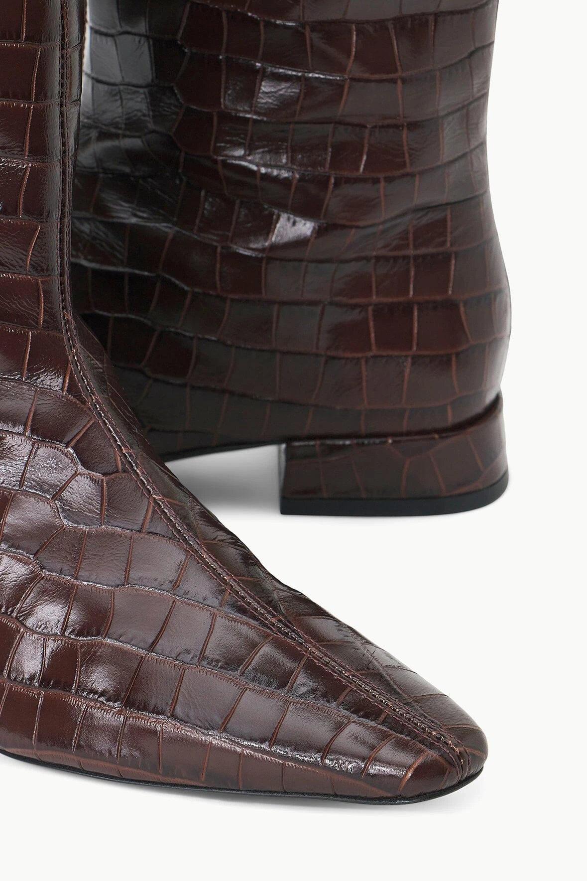 OLGA BOOT | ESPRESSO CROC EMBOSSED 7 OLGA BOOT | ESPRESSO CROC EMBOSSED - Image 5