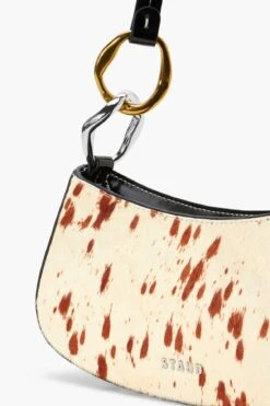 OLLIE BAG | CREAM HAIRCALF -Staud STAUD OLLIE BAG CRHC HOLIDAY 22 ECOM 4