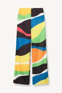 OSCAR PANT | MARBLE WAVE -Staud STAUD OSCAR PANT MARBLE WAVE SUPF 23 ECOM 1