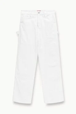 PAINTER PANT | WHITE -Staud STAUD PAINTER PANT WHITE SPRING 23 ECOM 1