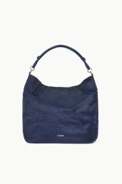 PERRY BAG | NAVY HAIRCALF 10 PERRY BAG | NAVY HAIRCALF -Staud STAUD PARRYHOBO BAG NAVY FALL 23 ECOM 2 1