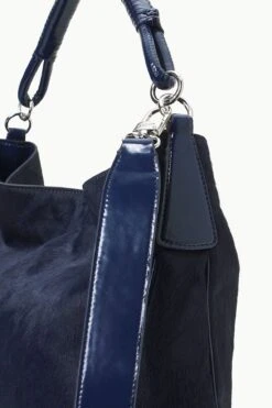 PERRY BAG | NAVY HAIRCALF 11 PERRY BAG | NAVY HAIRCALF -Staud STAUD PARRYHOBO BAG NAVY FALL 23 ECOM 3