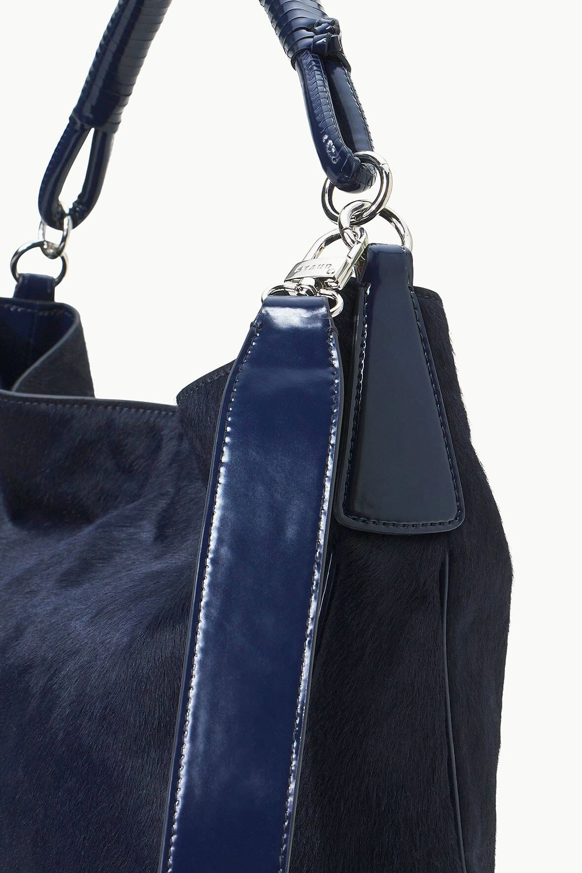 PERRY BAG | NAVY HAIRCALF 6 PERRY BAG | NAVY HAIRCALF - Image 4