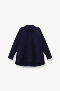 PAYTON TOP | NAVY -Staud STAUD PAYTON TOP NAVY SPRING 23 ECOM 1 1