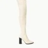 PAZ OVER THE KNEE BOOT | CREAM -Staud STAUD PAZOTK BOOT CREAM FALL 23 ECOM 1