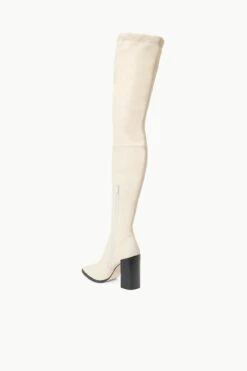 PAZ OVER THE KNEE BOOT | CREAM -Staud STAUD PAZOTK BOOT CREAM FALL 23 ECOM 3