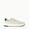 STAUD + KEDS THE COURT SNEAKER | CREAM GREEN -Staud STAUD PICKLEBALL SNEAKER IVORY SUPF 23 ECOM 1 web