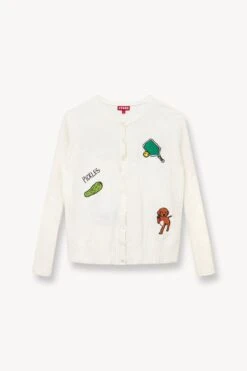 PICKLER SWEATER | IVORY 12 PICKLER SWEATER | IVORY -Staud STAUD PICKLER SWEATER IVORY SUPF 23 ECOM 1