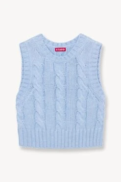 PINGO SWEATER | FRENCH BLUE 12 PINGO SWEATER | FRENCH BLUE -Staud STAUD PINGO SWEATER FRENCH BLUE FALL 23 ECOM 1