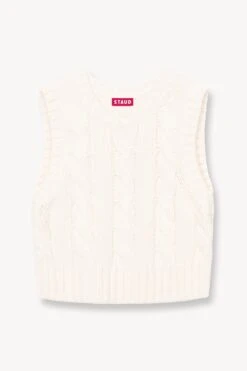 PINGO SWEATER | IVORY -Staud STAUD PINGO SWEATER IVORY FALL 23 ECOM 1