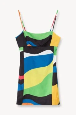 REMINGTON DRESS | MARBLE WAVE -Staud STAUD REMINGTON DRESS MARBLE WAVE SUPF 23 ECOM 1 1