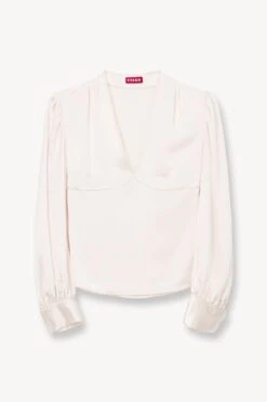 ROSENDA TOP | IVORY 14 ROSENDA TOP | IVORY -Staud STAUD ROSENDA WOVEN TOP IVORY FALL 23 ECOM 1