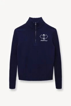 SERVE SWEATER | NAVY -Staud STAUD SERVE SWEATER NAVY SUPF 23 ECOM 1 1