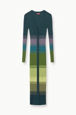 SHOKO SWEATER | PINE FOREST 14 SHOKO SWEATER | PINE FOREST -Staud STAUD SHOKOSWEATER KNITDRESS PINEFOREST FALL 23 ECOM 1