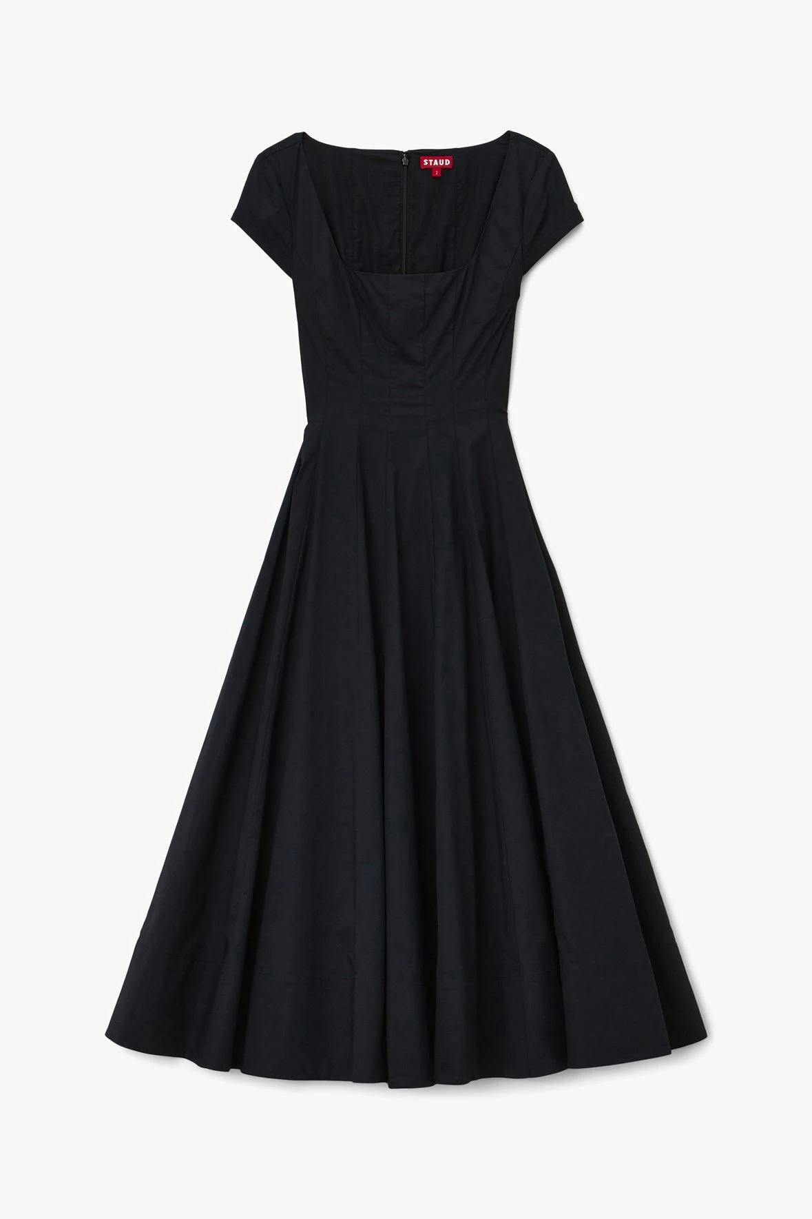 SHORT SLEEVE WELLS DRESS | BLACK 4 SHORT SLEEVE WELLS DRESS | BLACK - Image 2