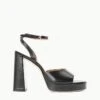 SOLANGE PLATFORM | BLACK 1 SOLANGE PLATFORM | BLACK -Staud STAUD SOLANGE PLATFORM BLACK FALL 23 ECOM 1
