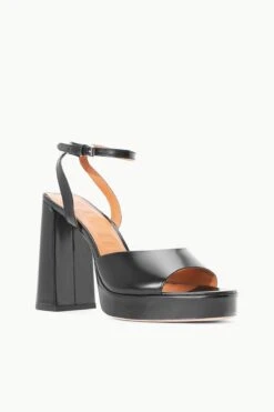 SOLANGE PLATFORM | BLACK -Staud STAUD SOLANGE PLATFORM BLACK FALL 23 ECOM 2
